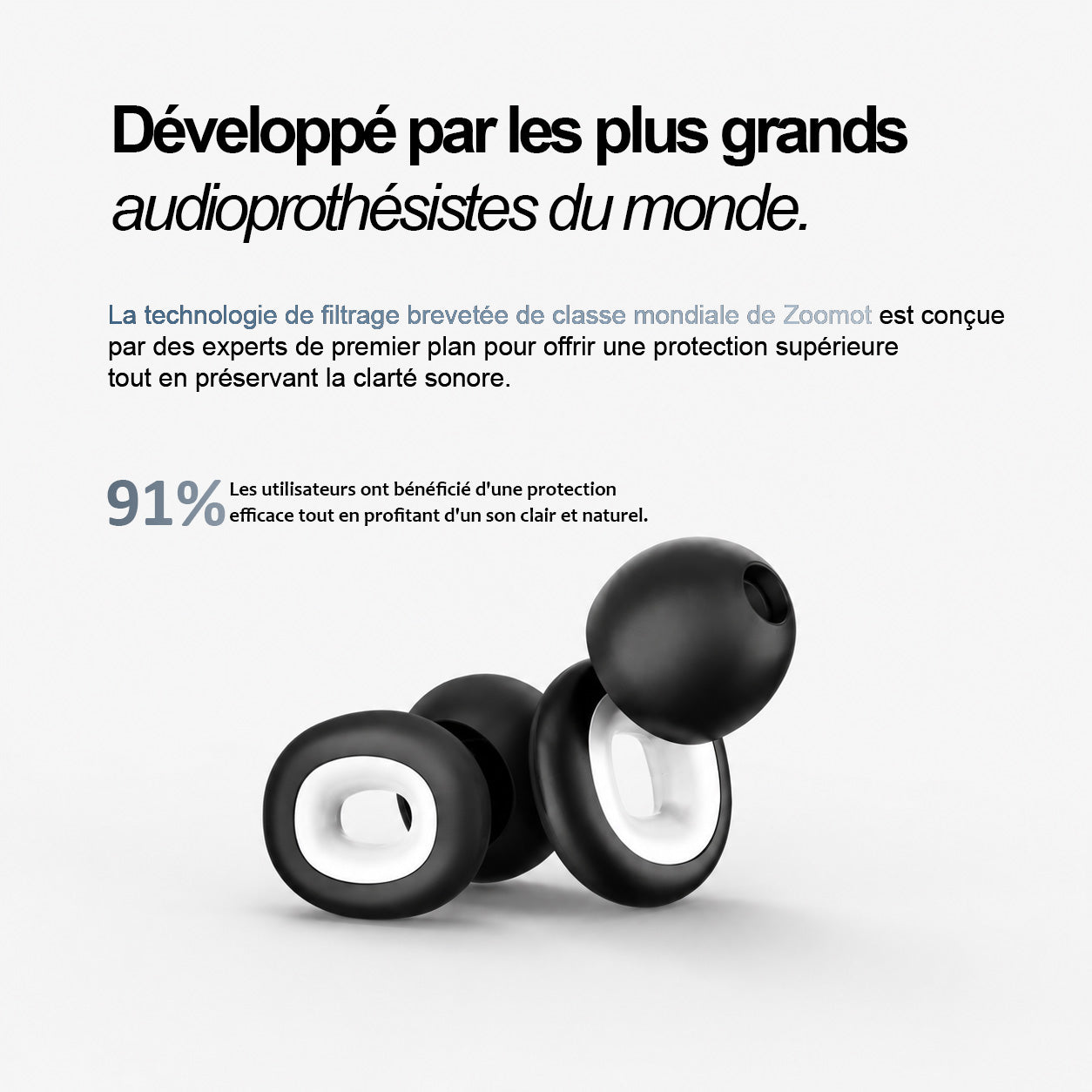 ZOOMOT QUIET™ - Confort auditif